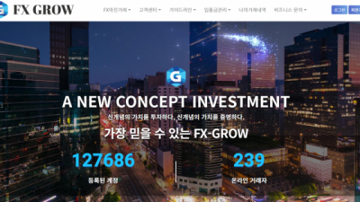 FX사이트  FX그로우 - fx-grow.net  FX정보는 토토114에서